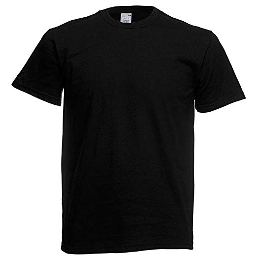 Fruit of the Loom Mens Original Plain Cotton T Shirt