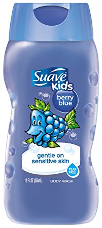 Suave Kids Tear Free Body Wash, Berry Blue 12 oz(Pack of 6)