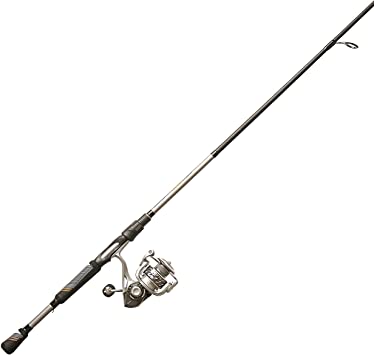 Quantum Throttle Spinning Combo, 10, 5.3:1 Gear Ratio, 5' Length 2pc, 2-6 lb Line Rate, Fast Action, Ambidextrous