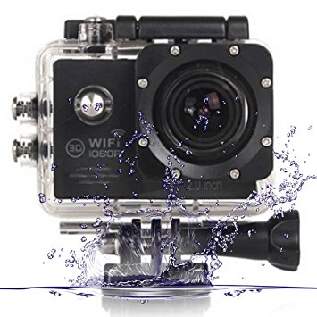 OFKP® SJ7000 Wifi Outdoor Sports Camcorder Camera Full Hd 1080p 2.0 Inch with Waterproof Case 170 Degrees Hd Wide-angle Lens 30m Waterproof Dv Camcorder