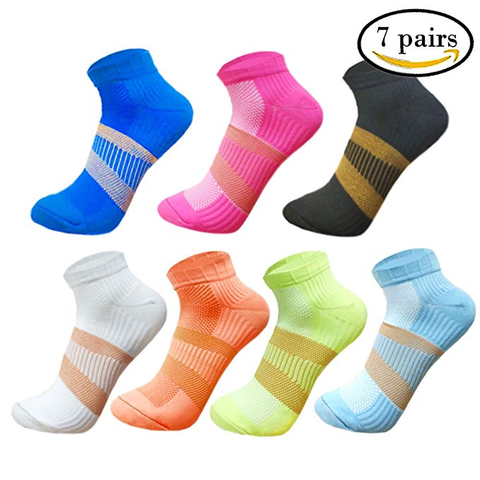 Copper Athletic Compression Socks For Men&Women-Anti bacterial Ankle Sport Socks