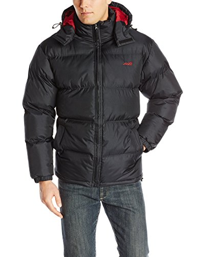 Avia Men's Puffer Jacket with Removable Hood