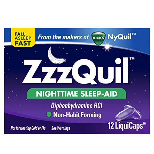 Vicks ZzzQuil Nightime Sleep Aid, 12 LiquiCaps