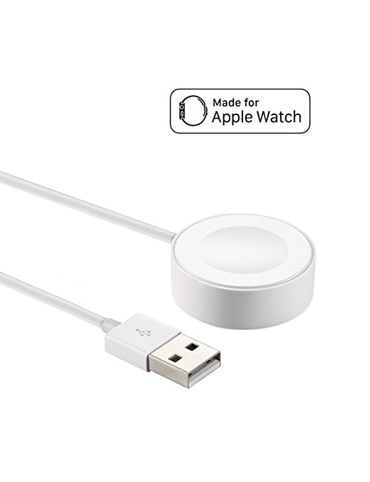 IQIYI [ Apple MFi Certified ] Apple Watch Charger, 6.6ft(2M) Magnetic Charging Cable for Apple Watch 38mm & 42mm, Apple Wath Series 1 / 2