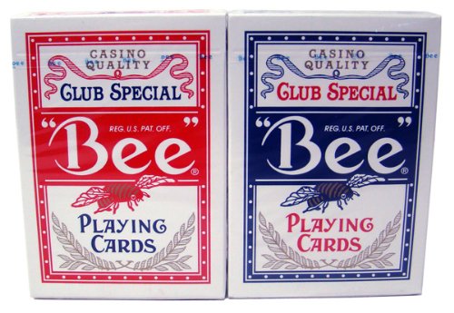 US Playing Card Co. Bee No. 92 Diamond Back Club Special Red/Blue 12 Decks