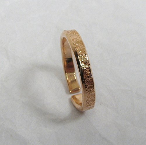 Nugget Texture Open Copper Ring, 3.5 mm wide