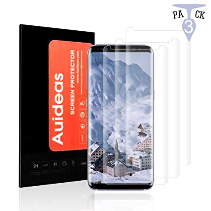 Galaxy S8 Plus Screen Protector [3-Pack], Auideas Screen Coverage 3D PET Screen Protector Film for Samsung Galaxy S8 Plus