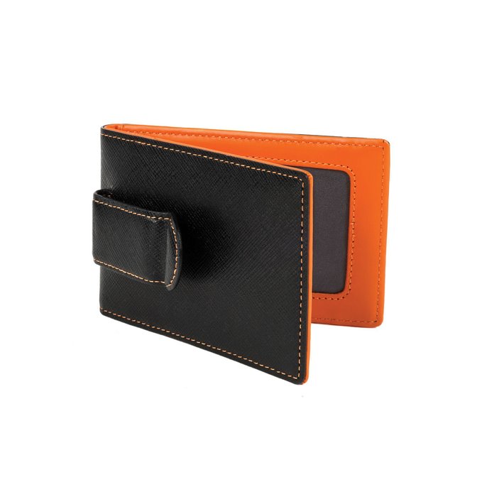 Wurkin Stiffs Leather RFID Money Clip Wallet
