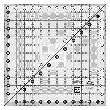 Creative Grids 12.5" Square Quilting Ruler Template [CGR12]