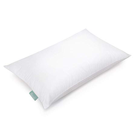 Recci Breeze Fiber Pillow Queen Size - Bed Pillows for Sleeping, The Finest Breeze Fiber Filled Gel Pillow, Adjustable Pillow Height, Down Alternative Hypoallergenic Pillow, Queen Pillow