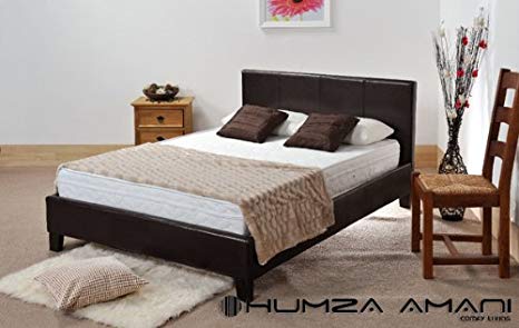 Humza Amani Small 4FT Double Prado bed with F1000 Ortho mattress and get two memory foam FREE pillows worth £40.00