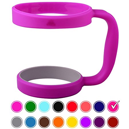STRATA CUPS PURPLE 30oz Tumbler Handle For YETI tumbler, RTIC, OZARK trail tumbler, SIC, and Other Ramblers Cups – No Slip Grip - BPA FREE