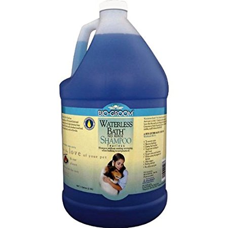 Bio-Groom Waterless Cats and Dog Bath Shampoo, 1-Gallon