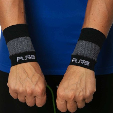 Elite Compression Wrist Support (Pair) - Wrist Sleeves to Relieve Carpal Tunnel, Wrist Pain, Wrist Brace