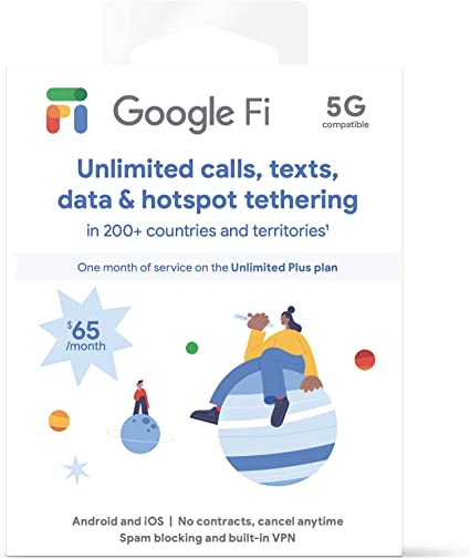 Google Fi Unlimited Plus SIM Kit