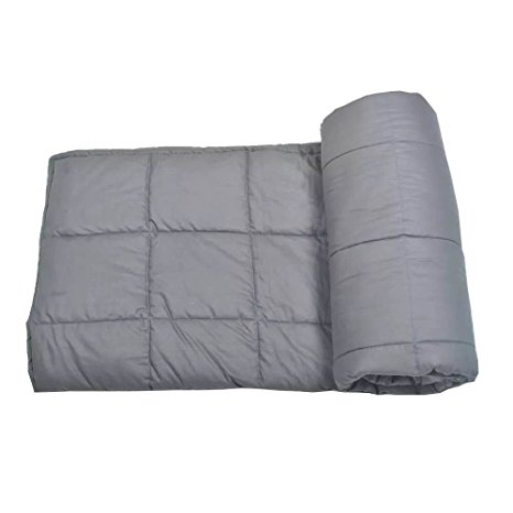 Weighted Blanket for Adults And Kids,Fall Asleep Faster and Stay Asleep Longer, Great for Anxiety, ADHD, Autism,Insomnia, OCD,and SPD(60''x 78'', 28lbs, Dark Grey)