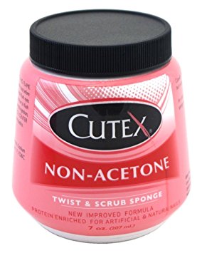 Cutex Non-Acetone Jar Twist and Scrub Sponge 7 oz.