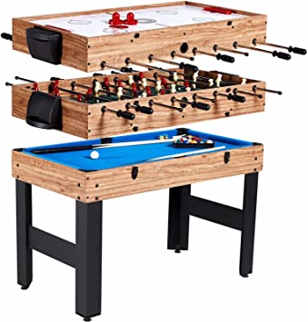 48 Multi Table 3-1 Pool Billiards Air Hockey Foosball Soccer For Kids