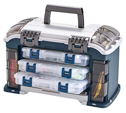 Plano Angled Tackle System with Three 3560 Stowaway Boxes, Fishing Tackle Storage