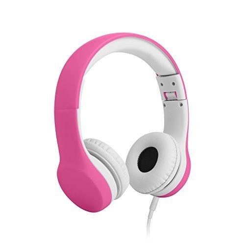 LilGadgets Connect  Volume Limited Wired Headphones With Shareport For Children Pink