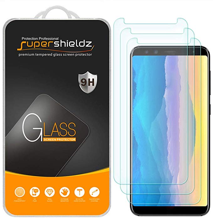 [3-Pack] Supershieldz for BLU Pure View Tempered Glass Screen Protector, Anti-Scratch, Bubble Free, Lifetime Replacement Warranty