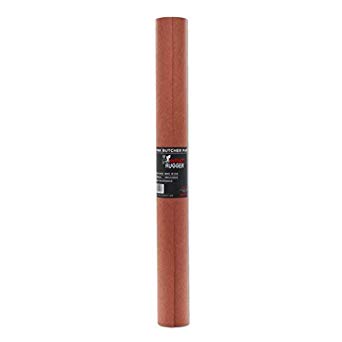 Pink Butcher BBQ Paper Roll : Food Grade Peach Wrapping Paper for Smoking Beef Brisket Meat Texas Style, All Natural and Unbleached 18 Inch by 25 Feet