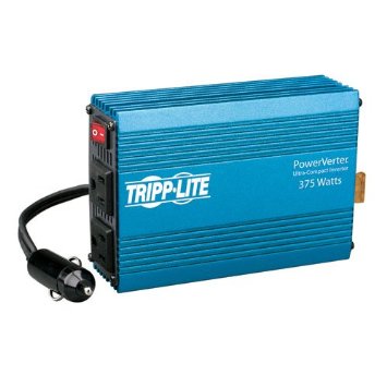 Tripp Lite 375W Car Power Inverter with 2 Outlets, Auto Inverter, Ultra Compact (PV375)