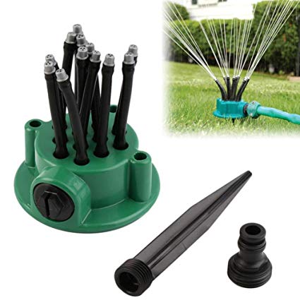 Creazy Lawn Garden Yard Sprayer Sprinkler Accurate Noodlehead with Stand