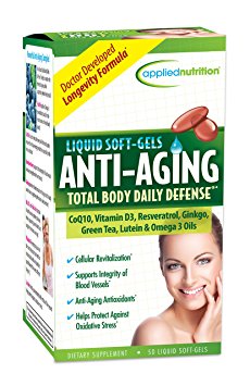 Applied Nutrition Anti-aging Total Body Daily Defense, 50-Count