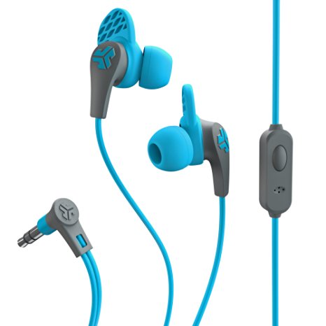 JLab Audio JBudsPRO Premium in-ear Earbuds with Mic, Guaranteed Fit, GUARANTEED FOR LIFE  - Blue