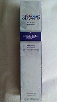 Crest 3D White Brilliance Boost Polishing Treatment Amplifies Whiteness 3 oz NIB