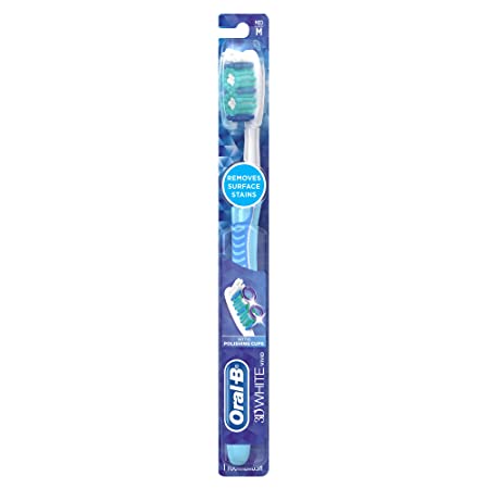 Oral-B 3D White Vivid 35 Medium Manual Toothbrush (Pack of 6)