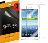 SUPERSHIELDZ- High Definition HD Clear Screen Protector for Samsung Galaxy Tab 3 70 7 inch  Lifetime Replacements Warranty - 3-PACK Retail Packaging