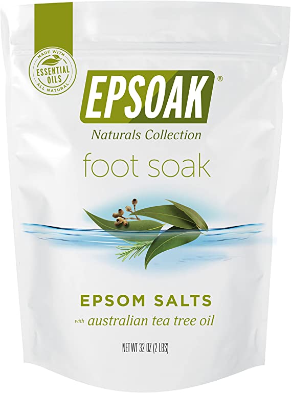 Epsoak Tea tree oil foot soak with epsoak epsom salt, 2 lb