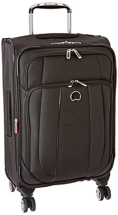 Delsey Luggage Helium Cruise Carry-On EXP Spinner Suiter Trolley, Black, One Size