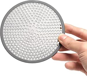 Drain Hair Catcher Strainer Rust-Proof Stainless Shower Drain Covers 304 Steel