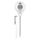ThermoWorks ThermoPop Super-Fast Thermometer with Backlit Rotating Display White