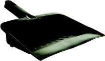 Rubbermaid Commercial 12-1/4-Inch Length x 8-1/4-Inch Width x 2-5/8-Inch Depth, Charcoal Color, Polypropylene Heavy-Duty Dust Pan (FG200500CHAR)