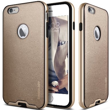 iPhone 6 Plus Case, Caseology® [Envoy Series] Premium Leather Bumper Cover [Copper Gold] [Leather Bound] for Apple iPhone 6 Plus (2014) & iPhone 6S Plus (2015) - Copper Gold