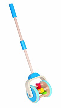 Hape - Lawn Mower Wooden Push and Pull Toy