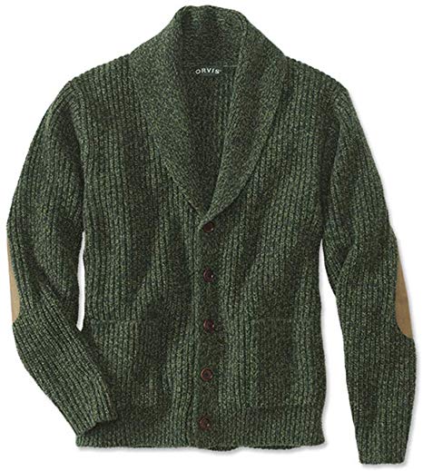Orvis Men's Wool-Blend Shawl Cardigan Sweater