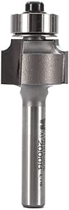 Whiteside Router Bits 2000B Round Over Bit with 3/32-Inch Radius, 11/16-Inch Large Diameter and 1/2-Inch Cutting Length