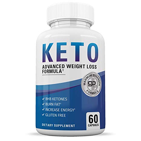 Ultimate Keto Diet Pills - Keto BHB Supplement to Burn Fat Fast - Keto Slim Advanced Weight Loss Pills for Women and Men - Exogenous Ketones - Boost Energy and Metabolism - 60 Ketogenic Supplements