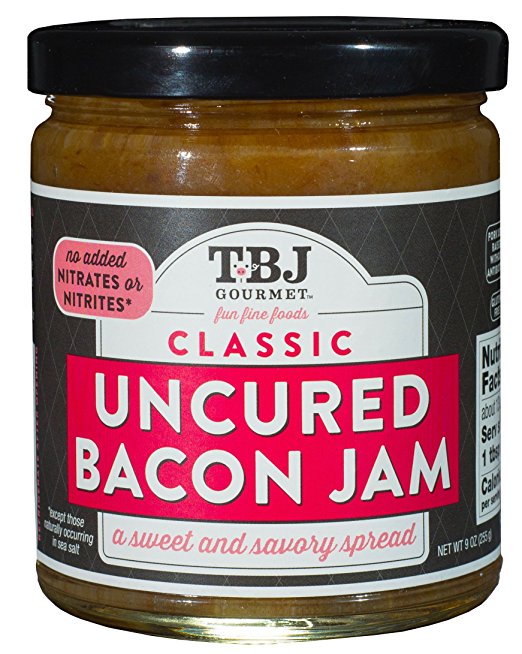 TBJ Gourmet Classic Bacon Jam - Original Recipe Bacon Spread - Uses Real Bacon, No Preservatives - Authentic Bacon Jams - 9 Ounces