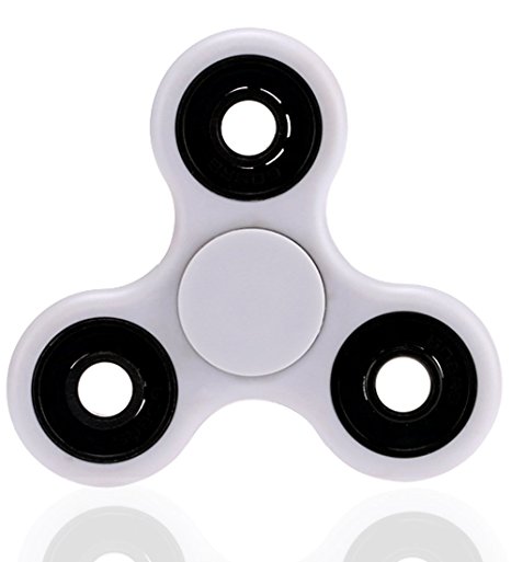 Premium Tri Hand Fidget Spinner EDC Focus Toy Relieves ADHD Anxiety Autism and Boredom Ultra Durable High Speed Si3N4 Hybrid Ceramic Bearing Spins