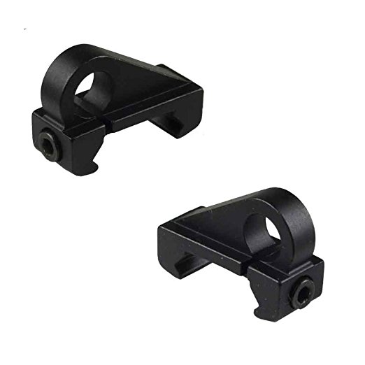 PROSUPPLIES 2PCS Tactical Sling Adapter Attachment w/HOLE Scope Mount Picatinny Weaver Rail