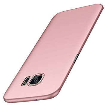 Anccer Samsung Galaxy S7 edge Case [Serie Matte] Resilient Shock Absorption and Ultra Thin Design for Samsung S7 edge (Not Fit For Galaxy S7)-Smooth Rose Gold