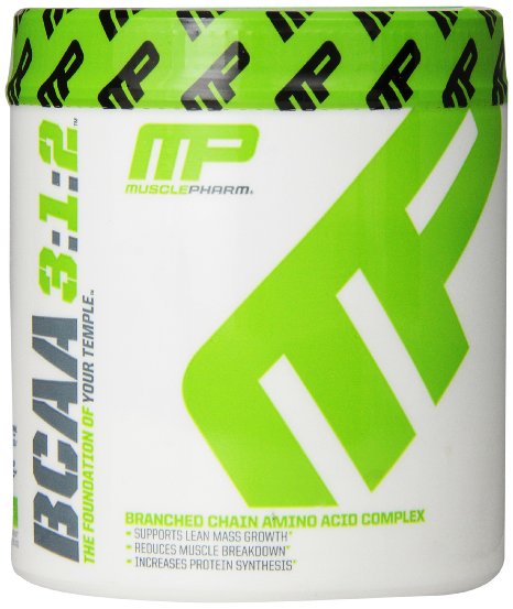Muscle Pharm BCAA 3:1:2 Powder, Unflavored, 0.39 Pound