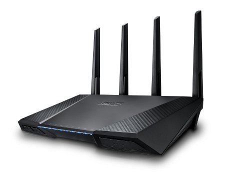 ASUS RT-AC87U AC2400 Dual-Band Gigabit Wireless Router (Access Point Mode/Dual-Core CPU/Time Machine Support), 3G/4G Dongle Support