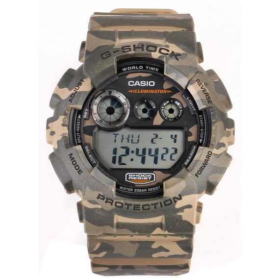 Casio G Shock GD-120CM-5ER G-Shock Uhr Watch Montre Camo Pack limited Edition